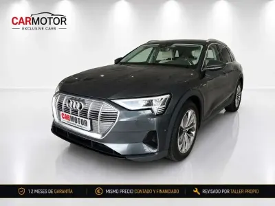 Usado Audi Q8 e-tron Advanced 300 kW (408 CV) 2023 Gris SUV