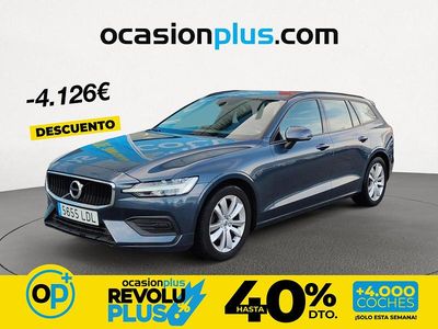 Usado Volvo V60 Momentum 190 CV (139 kW) 2019 Azul Familiar