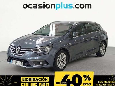 Gris Usado 2017 Renault Mégane GrandTour Zen Familiar | 10.371 € (Precio justo)
