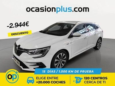 Blanco Usado 2022 Renault Mégane GrandTour Techno Familiar | 15.450 € (Precio justo)