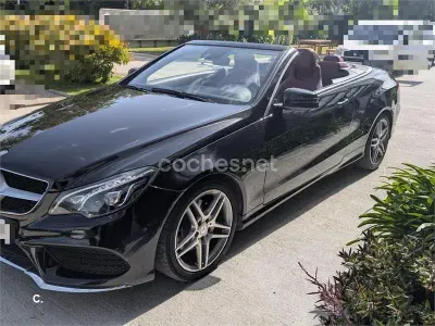 Usado Mercedes E250 Avantgarde 204 CV (150 kW) 2014 Negro Descapotable