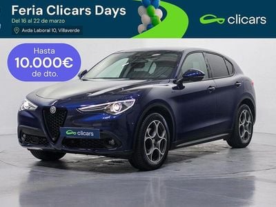 Usado Alfa Romeo Stelvio Sprint 190 CV (139 kW) 2021 Azul SUV