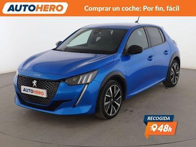 Usado Peugeot 208 GT-line 101 CV (74 kW) 2020 Azul Utilitario