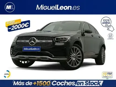 Usado Mercedes GLC300e 320 CV (235 kW) 2022 Negro SUV