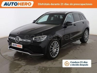 Usado Mercedes GLC220 AMG line 194 CV (142 kW) 2022 Negro SUV