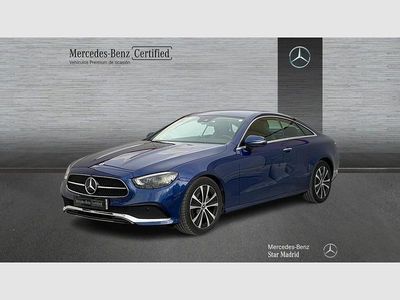 Azul Usado 2021 Mercedes E220 Avantgarde Coupe | 46.990 € (Un poco caro)