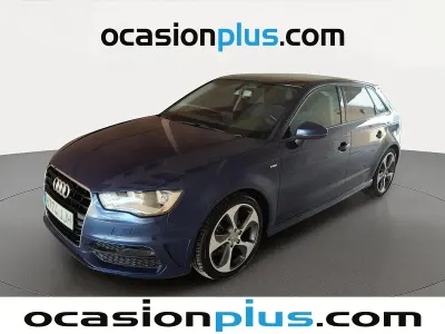 Usado Audi A3 Sportback S-Line 110 CV (80 kW) 2015 Azul Utilitario