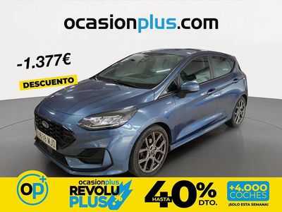 Usado Ford Fiesta ST-Line 125 CV (91 kW) 2023 Azul Utilitario
