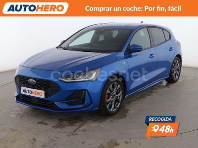Azul Usado 2022 Ford Focus ST-Line Berlina | 19.499 € (Precio justo)