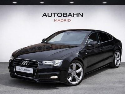 Usado Audi A5 Sportback S-Line 170 CV (125 kW) 2014 Negro Utilitario