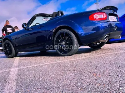 Usado Mazda MX5 Style 126 CV (92 kW) 2009 Azul Descapotable