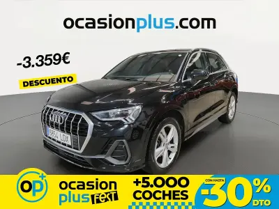Usado Audi Q3 S-Line 150 CV (110 kW) 2020 Negro SUV