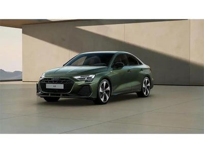 Nieuw Audi A3 Black Edition 150 PK (110 kW) 2025 Groen Sedan
