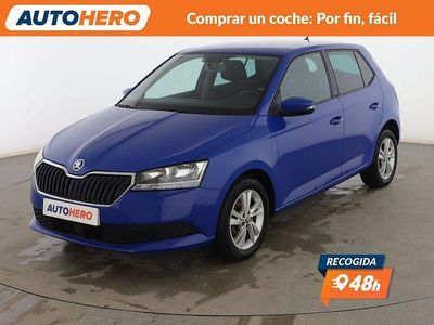 Azul Usado 2019 Skoda Fabia Ambition Berlina | 12.999 € (Precio justo)