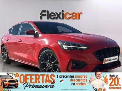 Usado Ford Focus ST-Line 125 CV (91 kW) 2018 Rojo Utilitario
