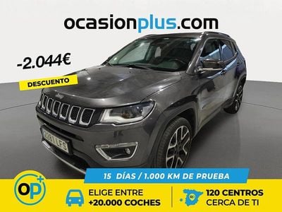 Gris Usado 2020 Jeep Compass Limited SUV | 19.190 € (Precio justo)