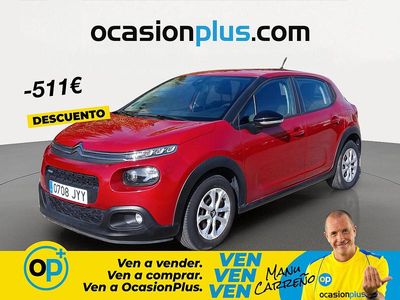 Usado Citroën C3 Feel 82 CV (60 kW) 2017 Rojo