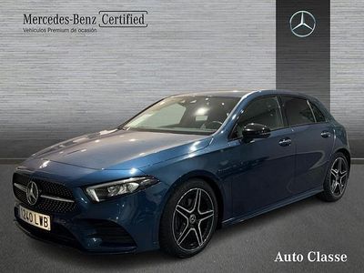 Azul denim Usado 2021 Mercedes A200 AMG line Berlina | 28.900 € (Precio justo)