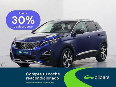 Usado Peugeot 3008 GT-line 130 CV (95 kW) 2019 Azul SUV