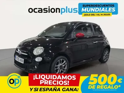 Usado Fiat 500 S 69 CV (50 kW) 2014 Negro Utilitario