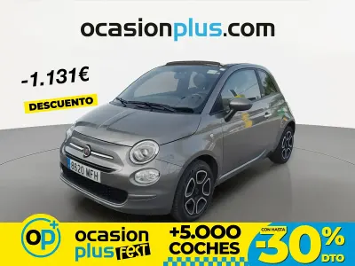 Usado Fiat 500 Club 70 CV (51 kW) 2023 Gris Descapotable