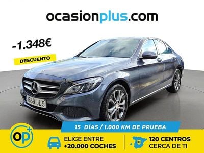 Usado Mercedes C220 170 CV (125 kW) 2016 Gris Berlina
