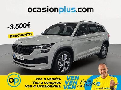 Usado Skoda Kodiaq SportLine 150 CV (110 kW) 2023 Gris SUV
