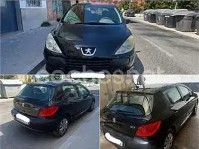 Usado Peugeot 307 110 CV (80 kW) 2007 Negro Berlina