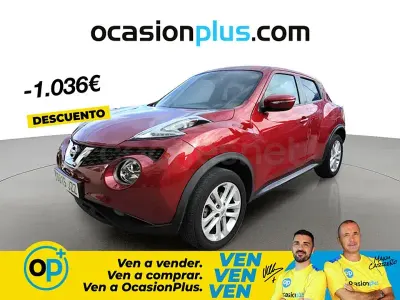Usado Nissan Juke N-Connecta 110 CV (80 kW) 2017 Granate SUV