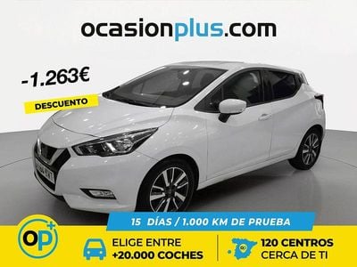 Usado Nissan Micra S 100 CV (73 kW) 2019 Blanco Utilitario