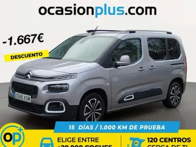 Usado Citroën e-Berlingo Shine 131 CV (96 kW) 2019 Plateado Van
