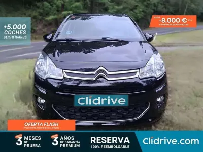Usado Citroën C3 PureTech 82 CV (60 kW) 2014 Negro Utilitario