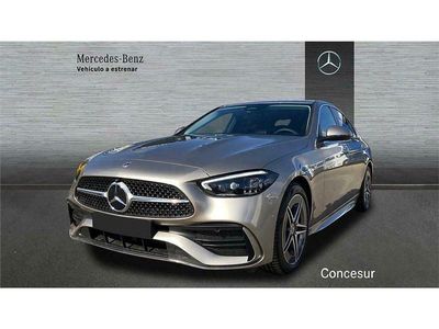 Cinza selenite Usado 2024 Mercedes C200 AMG line Berlina | 48.900 € (Precio justo)