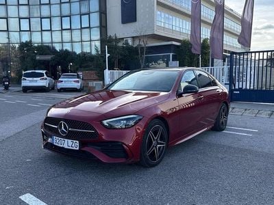Usado Mercedes C220 200 CV (147 kW) 2022 Rojo Berlina