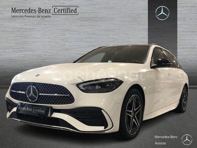 Blanco Usado 2022 Mercedes C300e AMG line Familiar | 42.580 € (Buen precio)