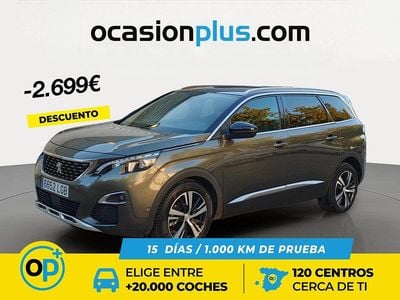 Gris Usado 2020 Peugeot 5008 GT SUV | 21.690 € (Precio justo)
