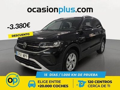 Negro Usado 2024 VW T-Cross Life SUV | 20.250 € (Precio justo)