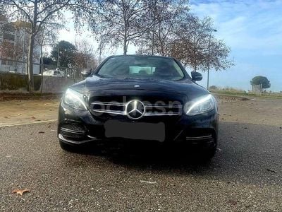 Usado Mercedes C220 Avantgarde 170 CV (125 kW) 2015 Negro Berlina