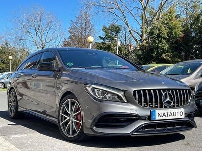 Usado Mercedes CLA45 AMG Shooting Brake 381 CV (280 kW) 2018 Gris / plata Familiar