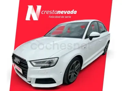 Usado Audi A3 S-Line 150 CV (110 kW) 2018 Blanco Berlina
