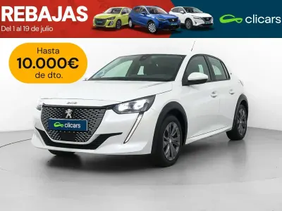 Usado Peugeot e-208 Allure 100 kW (136 CV) 2020 Blanco Utilitario