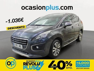 Usado Peugeot 3008 Style 120 CV (88 kW) 2016 Gris Monovolumen