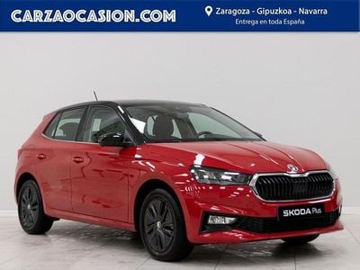 Usado Skoda Fabia Style 95 CV (69 kW) 2021 Rojo Berlina