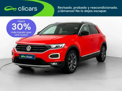 Usado VW T-Roc Sportline 150 CV (110 kW) 2019 Rojo SUV