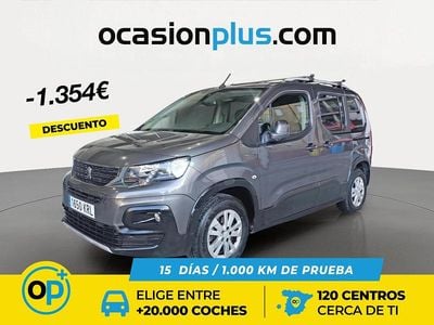 Usado Peugeot Rifter Allure 100 CV (73 kW) 2018 Gris Monovolumen