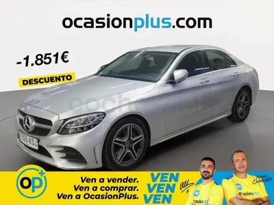 Usado Mercedes C200 184 CV (135 kW) 2018 Gris / plata Berlina