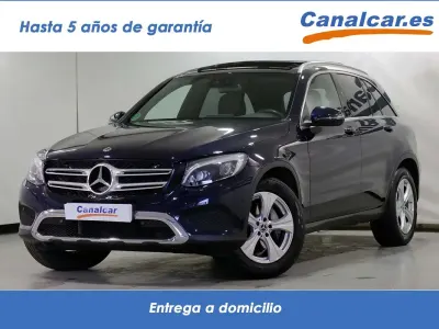 Usado Mercedes GLC220 170 CV (125 kW) 2017 Azul SUV