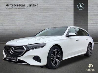 Usado Mercedes E220 Avantgarde 197 CV (144 kW) 2025 Blanco polar Familiar