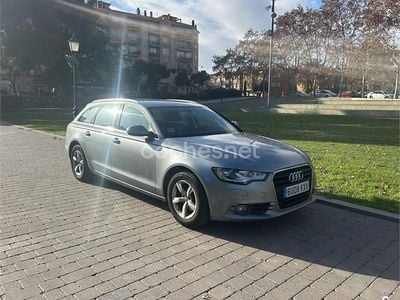Usado Audi A6 177 CV (130 kW) 2013 Gris / plata Familiar