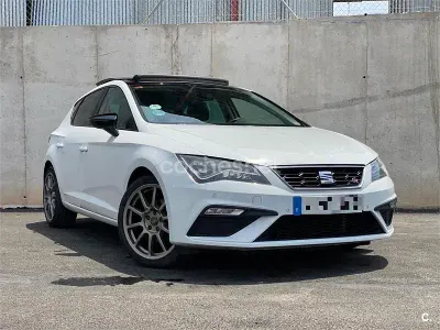 Usado Seat Leon FR 150 CV (110 kW) 2017 Blanco Berlina